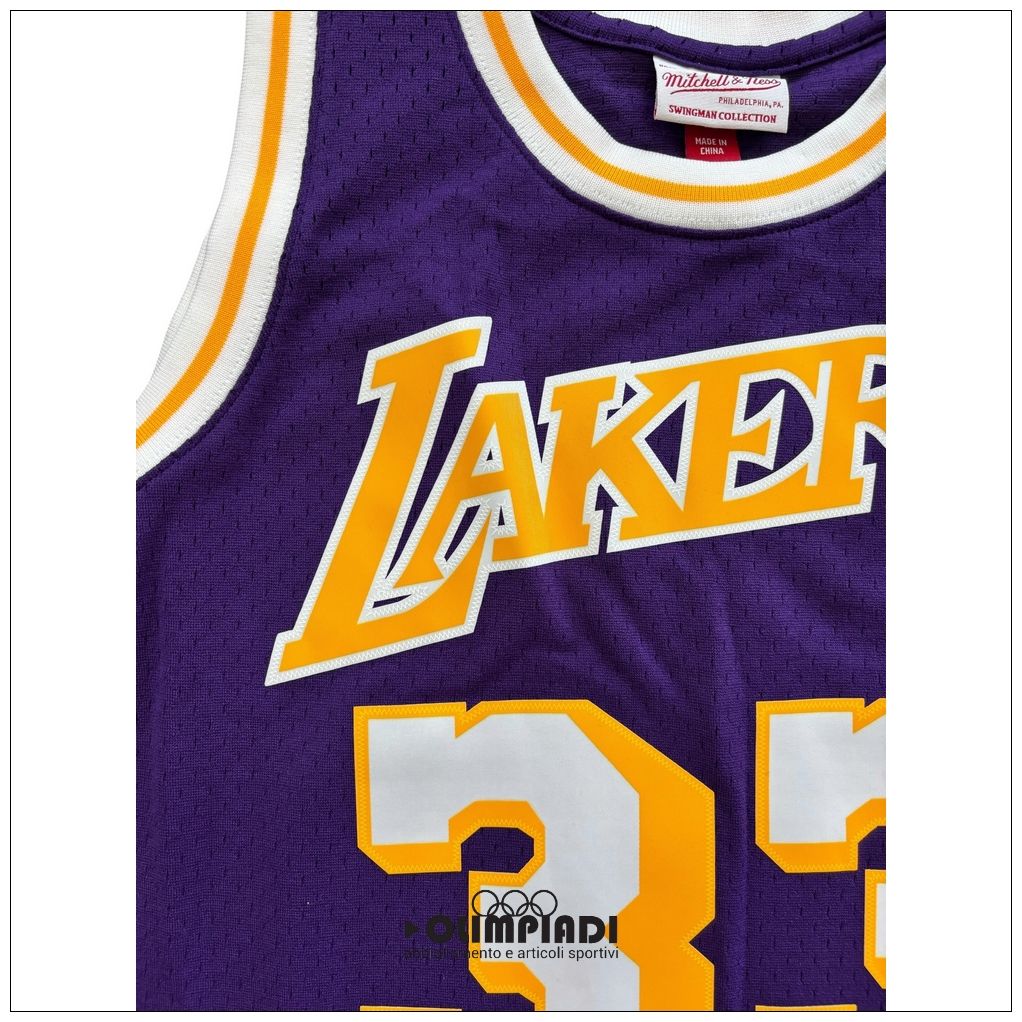 Canotta NBA Los Angeles Lakers Abdul-Jabbar 83-84 Mitchell & Ness