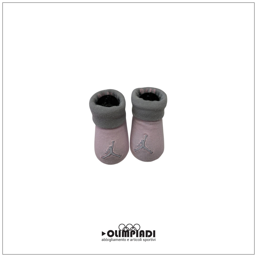 Set Neonato Jordan Jumpman 3 Pezzi Body Cappello Scarpine Rosa - LJ0041-A9Y