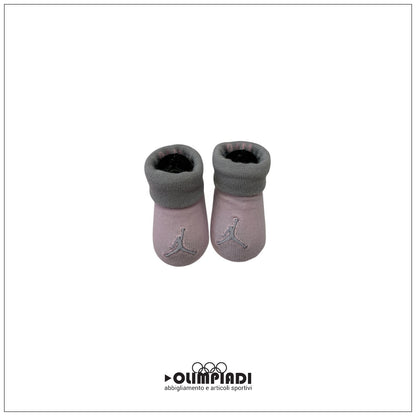 Set Neonato Jordan Jumpman 3 Pezzi Body Cappello Scarpine Rosa - LJ0041-A9Y