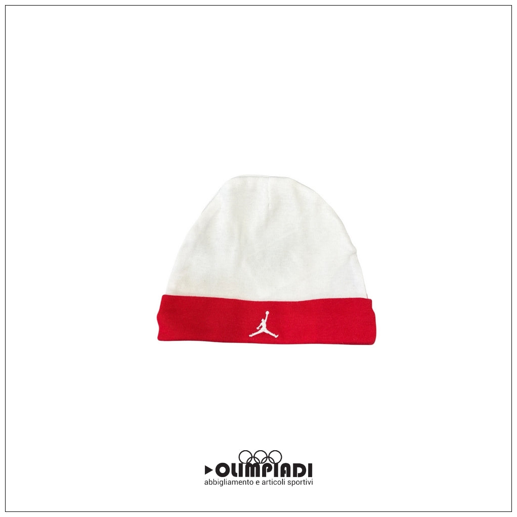 Set Neonato Jordan Jumpman 3 Pezzi Body Cappello Scarpine Bianco/Rosso - LJ0041-RW3
