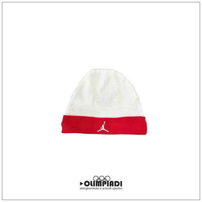 Set Neonato Jordan Jumpman 3 Pezzi Body Cappello Scarpine Bianco/Rosso - LJ0041-RW3