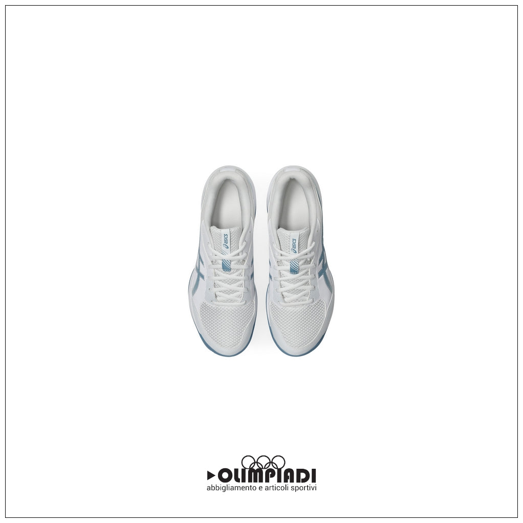 Scarpe Pallavolo Asics Gel-Task 4 Bianche e Blu - 1071A103-103