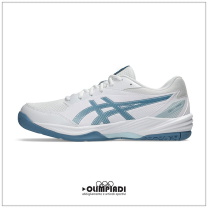 Scarpe Pallavolo Asics Gel-Task 4 Bianche e Blu - 1071A103-103