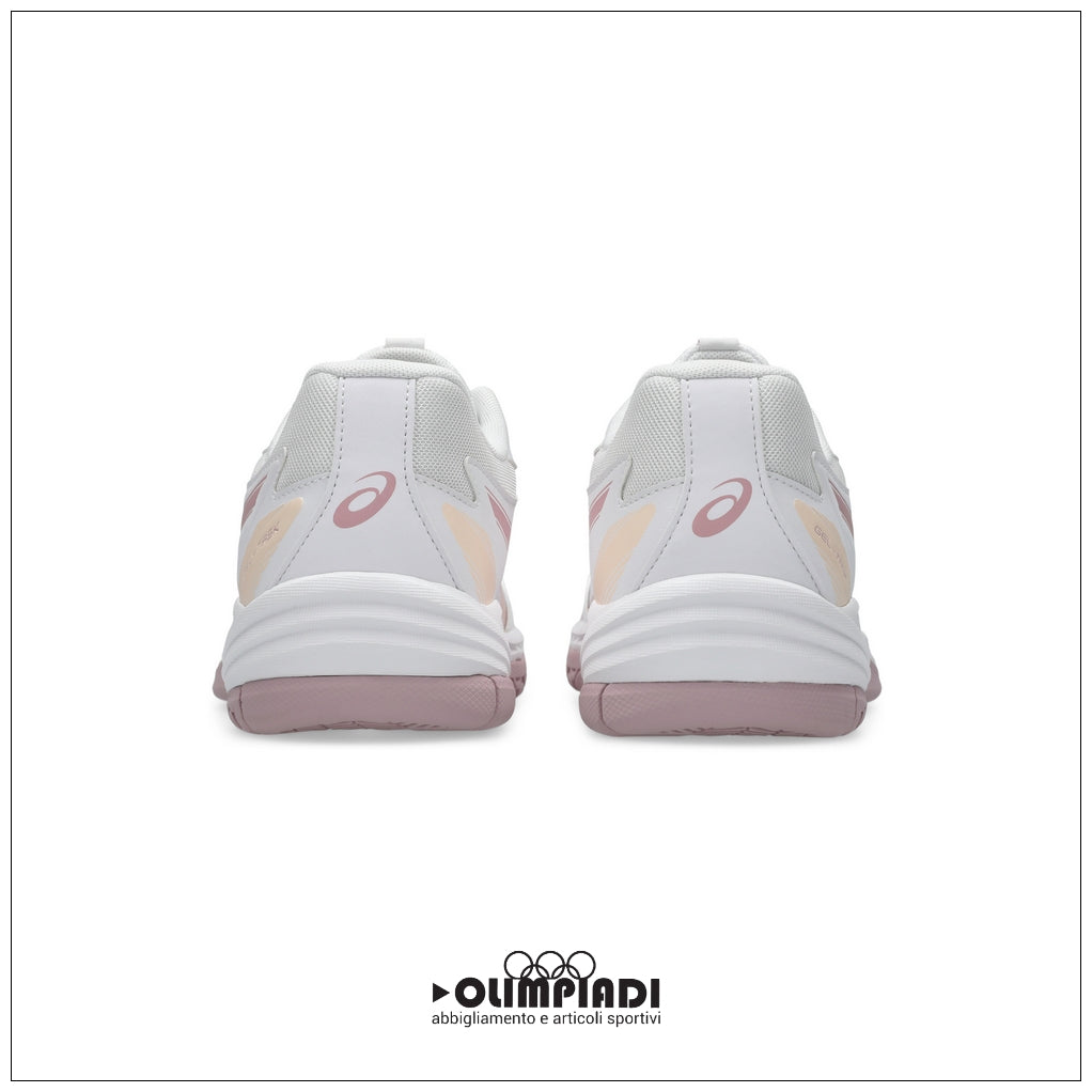 Scarpe Pallavolo Donna Asics Gel-Task 4 Bianche e Rosa - 1072A106-105