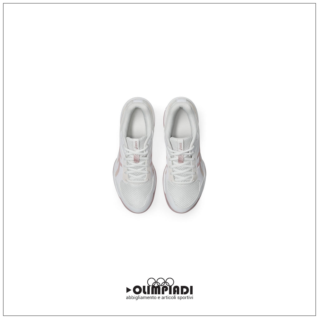 Scarpe Pallavolo Donna Asics Gel-Task 4 Bianche e Rosa - 1072A106-105