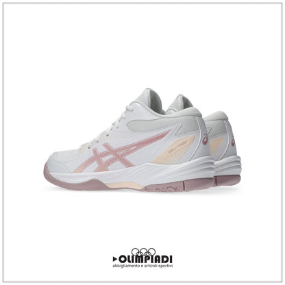 Scarpe Pallavolo Donna Asics Gel-Task MT 4 Bianche e Rosa - 1072A105-105