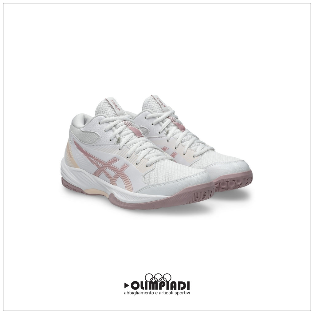 Scarpe Pallavolo Donna Asics Gel-Task MT 4 Bianche e Rosa - 1072A105-105