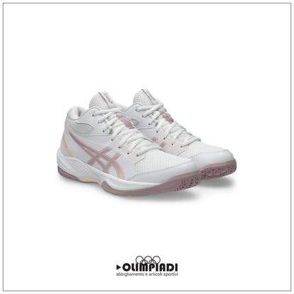 Scarpe Pallavolo Donna Asics Gel-Task MT 4 Bianche e Rosa - 1072A105-105