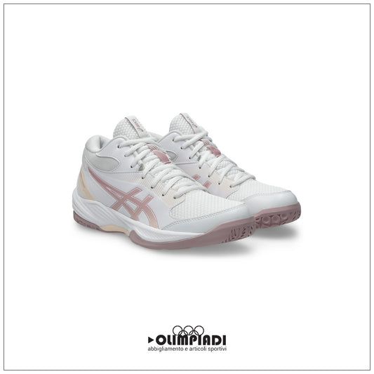 Scarpe Pallavolo Donna Asics Gel-Task MT 4 Bianche e Rosa - 1072A105-105