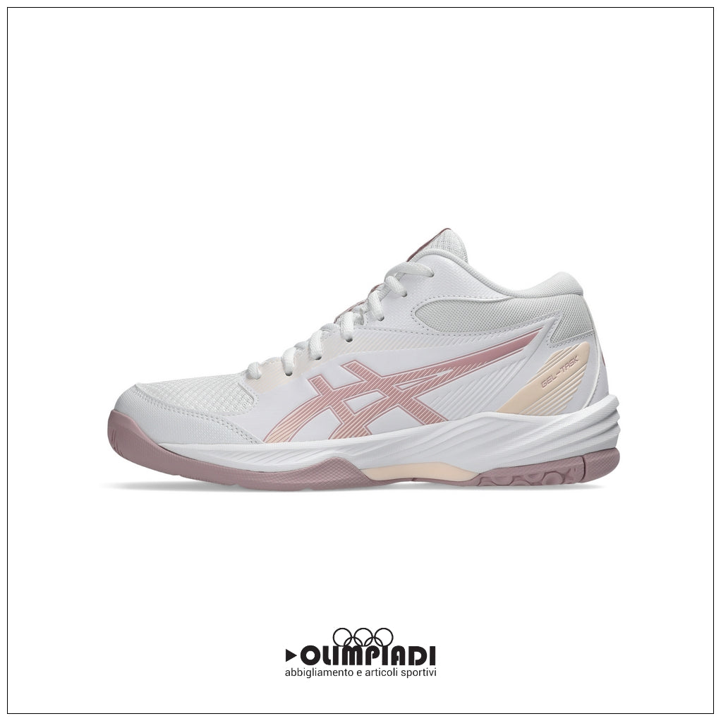 Scarpe Pallavolo Donna Asics Gel-Task MT 4 Bianche e Rosa - 1072A105-105