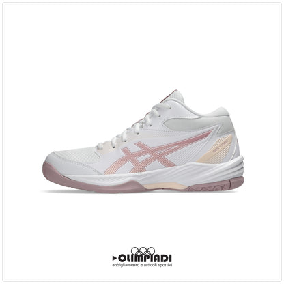 Scarpe Pallavolo Donna Asics Gel-Task MT 4 Bianche e Rosa - 1072A105-105