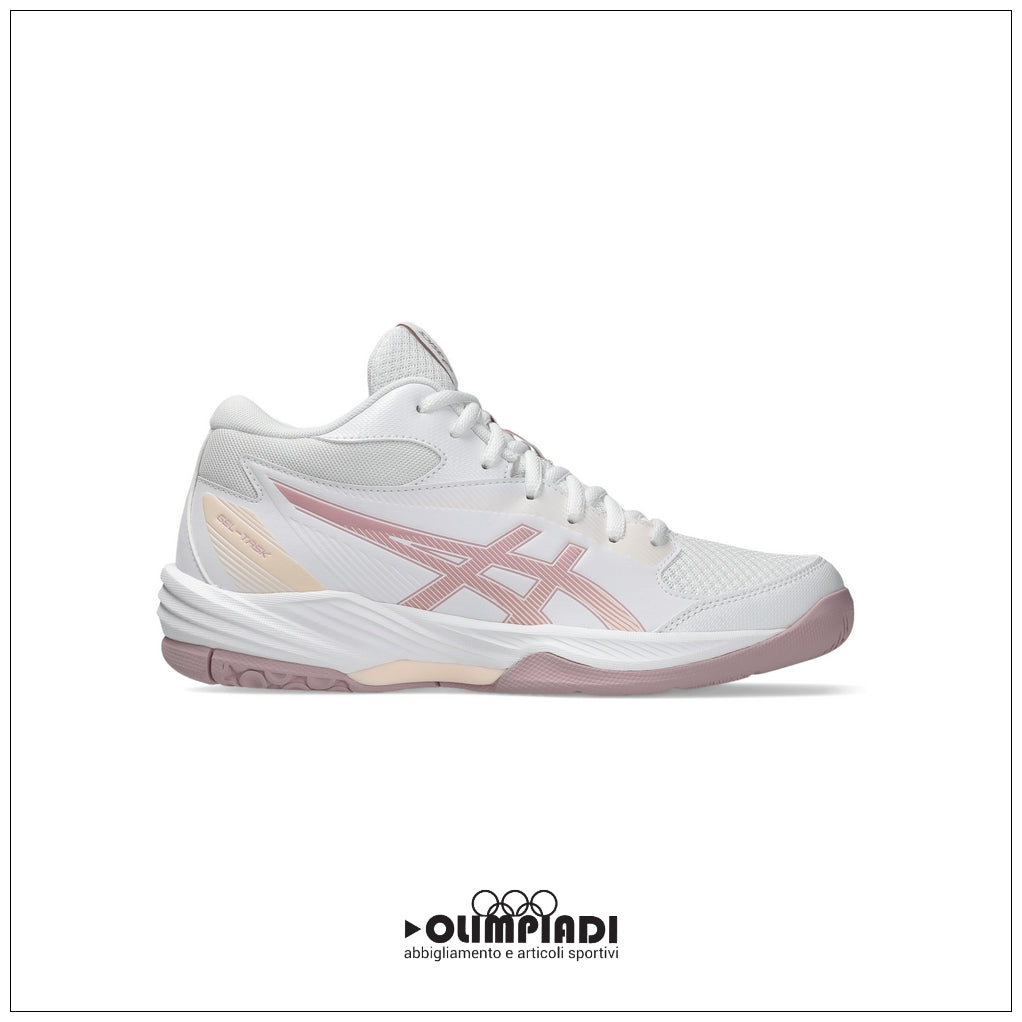 Scarpe Pallavolo Donna Asics Gel-Task MT 4 Bianche e Rosa - 1072A105-105