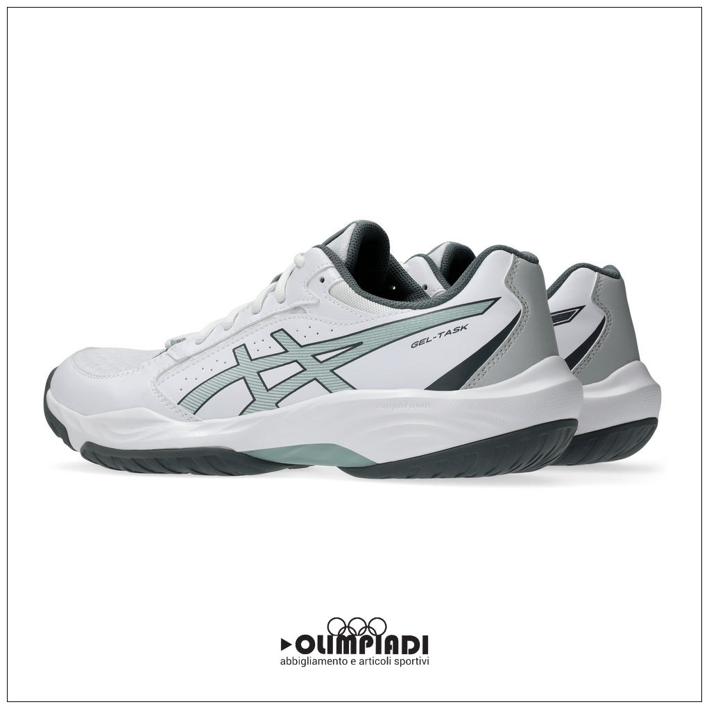 Scarpe Pallavolo Asics Gel-Task 5 Bianche e Grigie - 1071A130-100