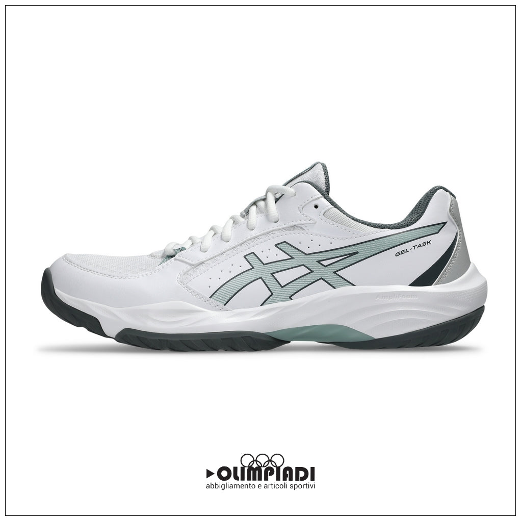 Scarpe Pallavolo Asics Gel-Task 5 Bianche e Grigie - 1071A130-100