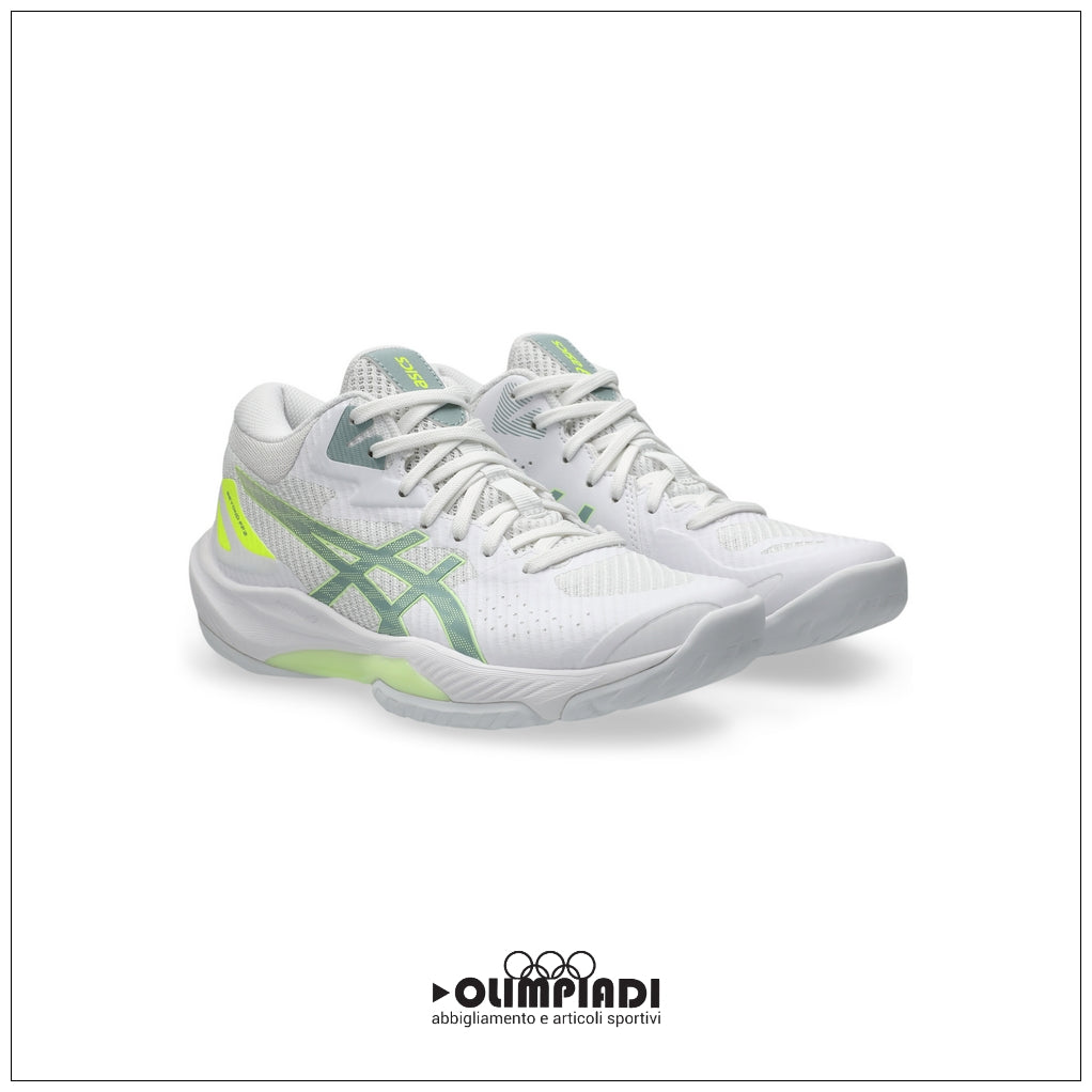 Scarpe Pallavolo Donna Asics Beyond FF MT 2 Bianche - 1072A131-100