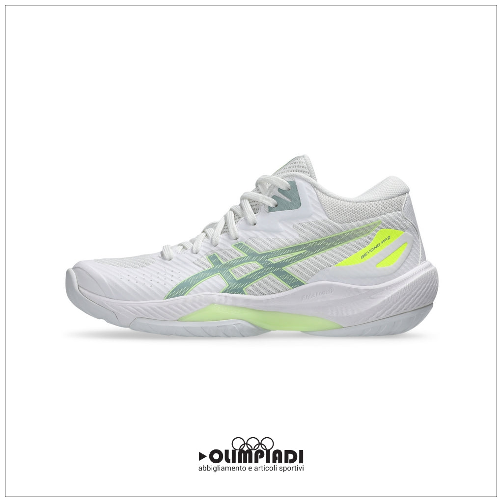 Scarpe Pallavolo Donna Asics Beyond FF MT 2 Bianche - 1072A131-100