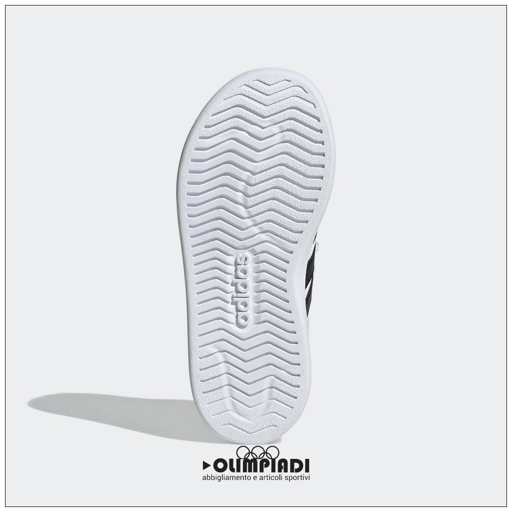 Sneakers Bambino Adidas Streettalk EL C Bianche e Nere - JQ6144