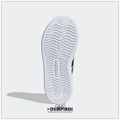 Sneakers Bambino Adidas Streettalk EL C Bianche e Nere - JQ6144