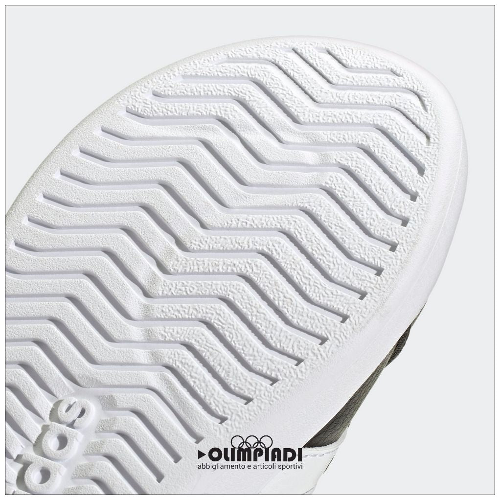 Sneakers Bambino Adidas Streettalk EL C Nere e Bianche - JQ8593