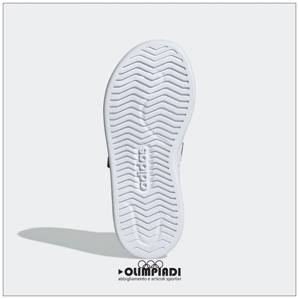 Sneakers Bambino Adidas Streettalk EL C Nere e Bianche - JQ8593