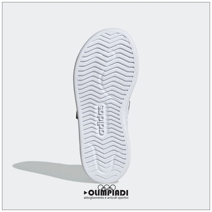Sneakers Bambino Adidas Streettalk EL C Nere e Bianche - JQ8593