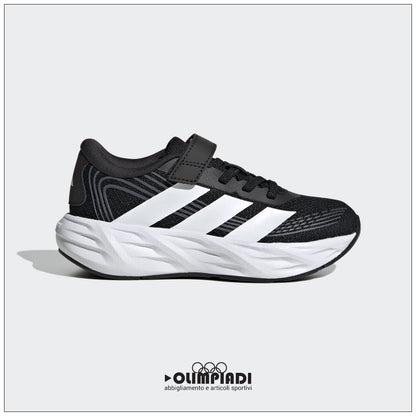 Sneakers Bambino Adidas Galaxy 8 Nere e Bianche - KI1688