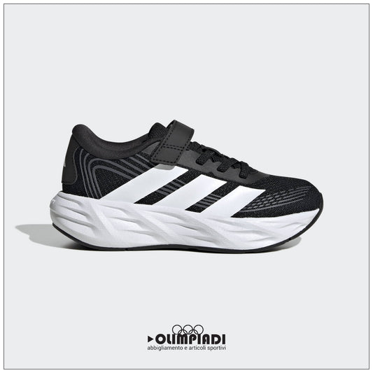 Sneakers Bambino Adidas Galaxy 8 Nere e Bianche - KI1688