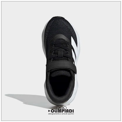 Sneakers Bambino Adidas Galaxy 8 Nere e Bianche - KI1688