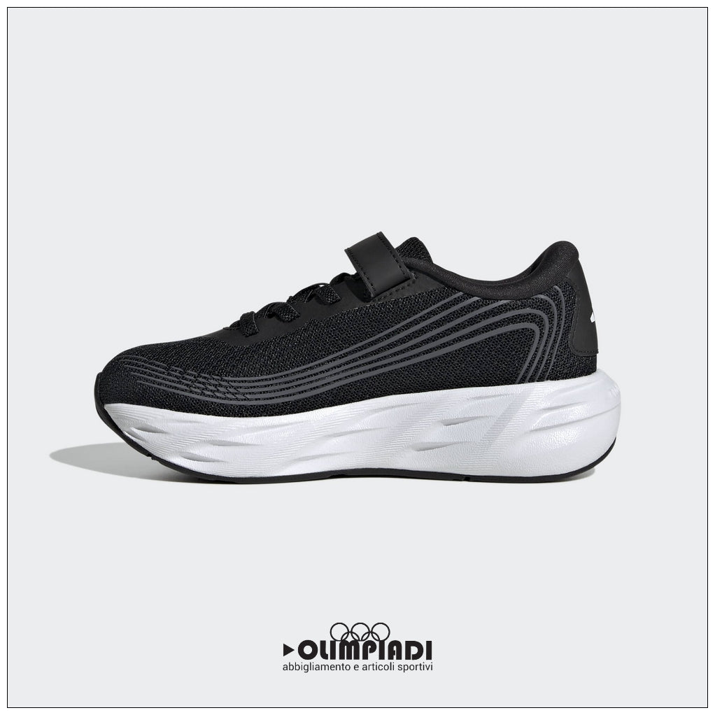 Sneakers Bambino Adidas Galaxy 8 Nere e Bianche - KI1688