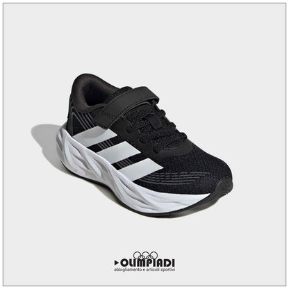 Sneakers Bambino Adidas Galaxy 8 Nere e Bianche - KI1688