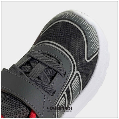 Sneakers Neonato Adidas Tensaur Run 4 Grigio/Rosso - KI0105