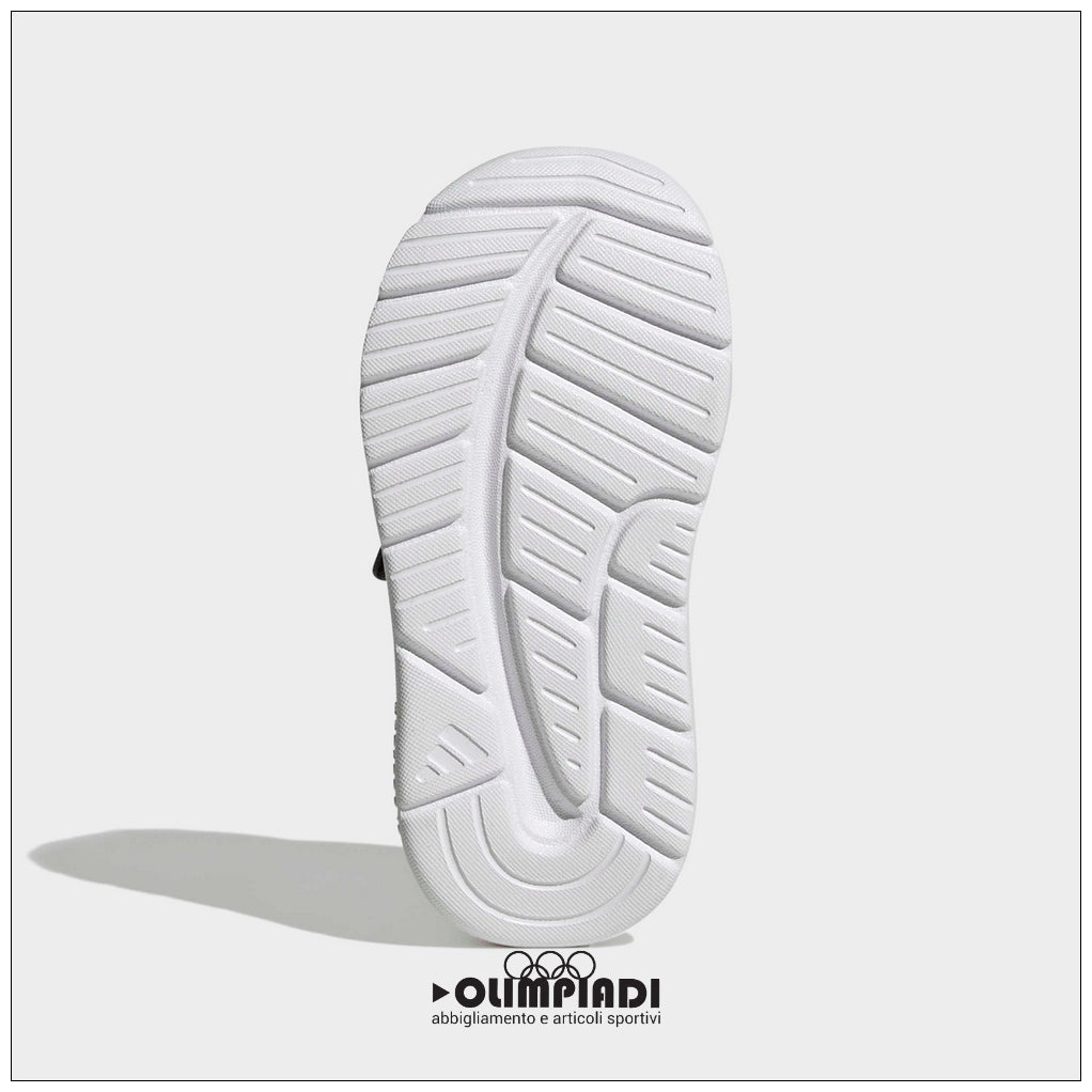 Sneakers Neonato Adidas Tensaur Run 4 Grigio/Rosso - KI0105