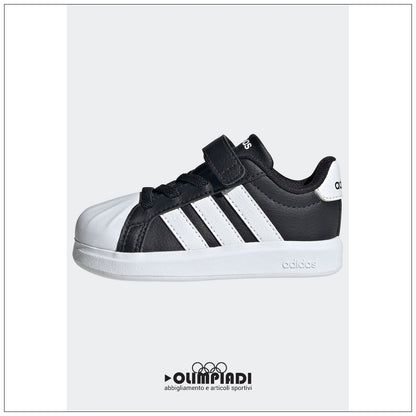 Sneakers Neonato Adidas Streettalk Nere e Bianche - JQ8605