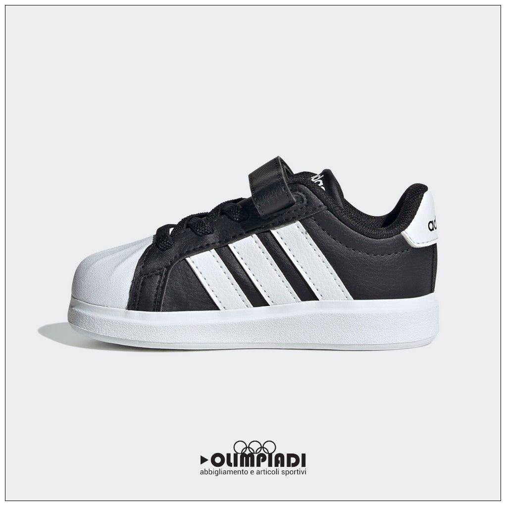 Sneakers Neonato Adidas Streettalk Nere e Bianche - JQ8605