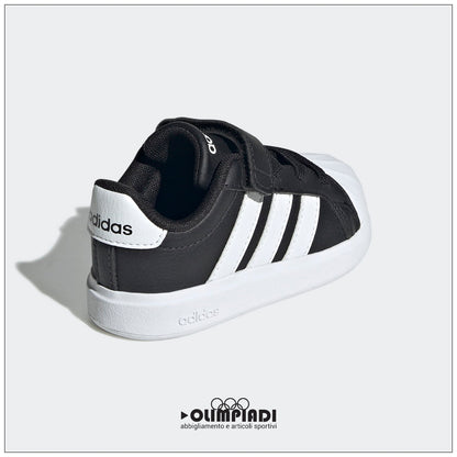 Sneakers Neonato Adidas Streettalk Nere e Bianche - JQ8605