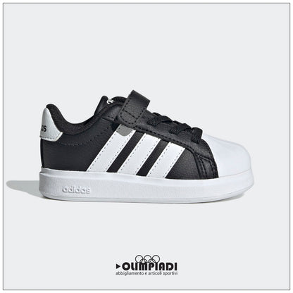 Sneakers Neonato Adidas Streettalk Nere e Bianche - JQ8605