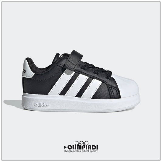 Sneakers Neonato Adidas Streettalk Nere e Bianche - JQ8605