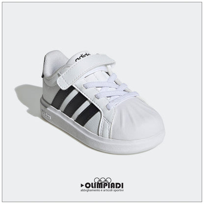 Sneakers Neonato Adidas Streettalk Bianche e Nere - JQ6145