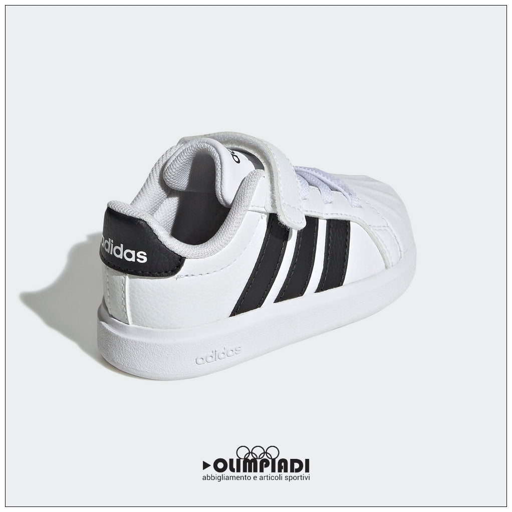 Sneakers Neonato Adidas Streettalk Bianche e Nere - JQ6145
