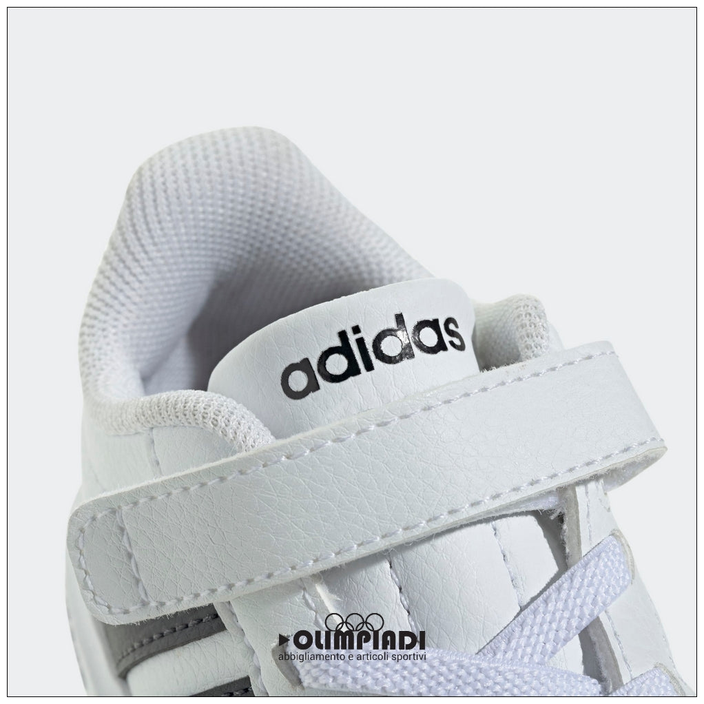 Sneakers Neonato Adidas Streettalk Bianche e Nere - JQ6145
