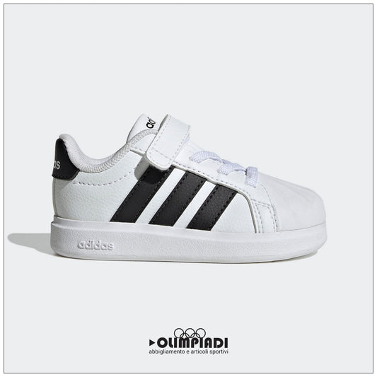 Sneakers Neonato Adidas Streettalk Bianche e Nere - JQ6145