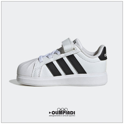 Sneakers Neonato Adidas Streettalk Bianche e Nere - JQ6145