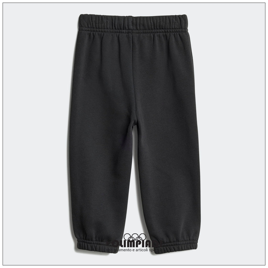 Tuta Neonato Adidas Felpata Big Logo Nera - JC9642