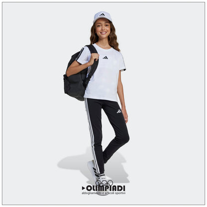 T-Shirt Ragazza Adidas 3-Stripes Bianca - JJ0945