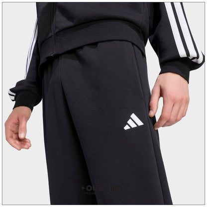 Tuta Uomo Adidas 3-Stripes Felpata Nera - KY2284