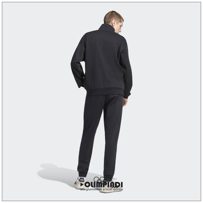Tuta Uomo Adidas 3-Stripes Felpata Nera - KY2284