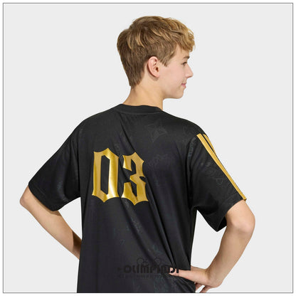 Maglia Gioco Junior Adidas x Fortnite Midas Nera e Oro - KG0864