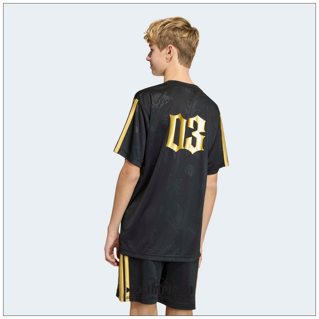 Maglia Gioco Junior Adidas x Fortnite Midas Nera e Oro - KG0864