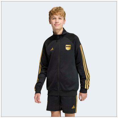 Felpa Giacca Junior Adidas x Fortnite Nera e Oro - HZ0905