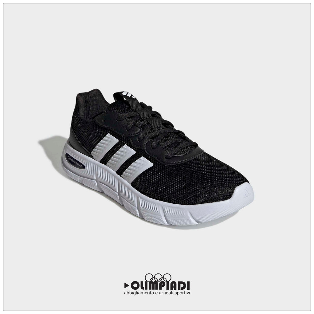 Sneakers Donna Adidas Cloudfoam Flex Lace Nere e Bianche - HQ4960